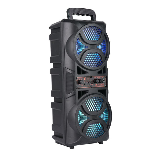 Portable Square Dance Double 65-inch RGB Large Volume High Sound Quality Plug-in Card Bluetooth Speaker