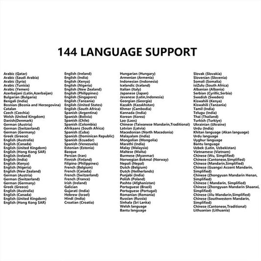 Translator Earbuds 144 Languages Real Time Online OffLine Translation Earphones