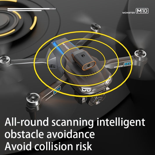 M10 Drone With Screen Control, Brushless Remote Control, Foldable Optical Flow Positioning Toy