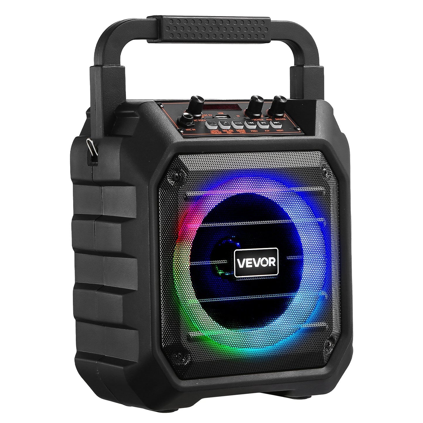 Karaoke Machine For Adults 6.5 In Portable Bluetooth Speaker With 2 Wireless Mic
