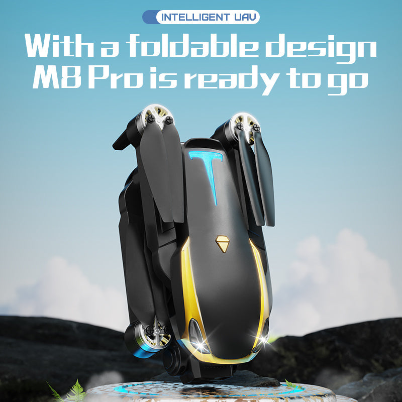 M8 Pro Drone Quadcopter Remote Control Handle Four Axis HD 6K Photography UAV Altitude Fixation Helicopter Toys