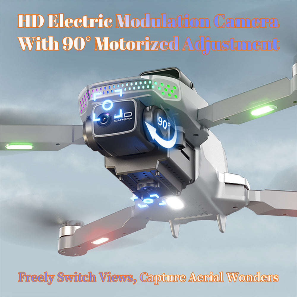 S50 PRO GPS Drone With 2 Batteries, 4.5-inch Large Screen Remote, Real-Time HD Camera, Obstacle Avoidance, Extended Flight Time