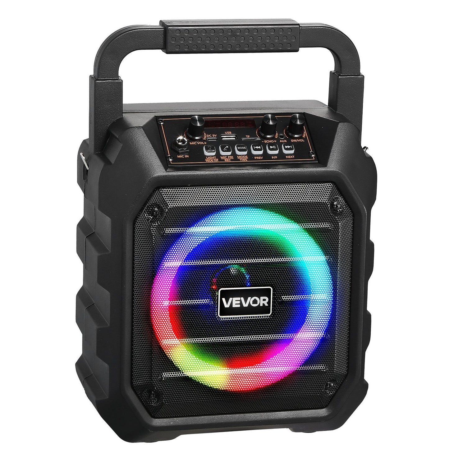 Karaoke Machine For Adults 6.5 In Portable Bluetooth Speaker With 2 Wireless Mic
