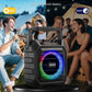 Karaoke Machine For Adults 6.5 In Portable Bluetooth Speaker With 2 Wireless Mic