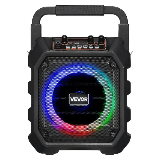 Karaoke Machine For Adults 6.5 In Portable Bluetooth Speaker With 2 Wireless Mic