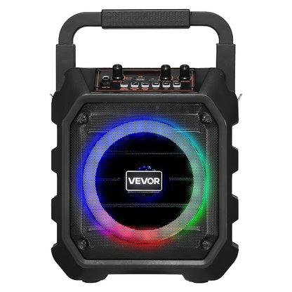 Karaoke Machine For Adults 6.5 In Portable Bluetooth Speaker With 2 Wireless Mic