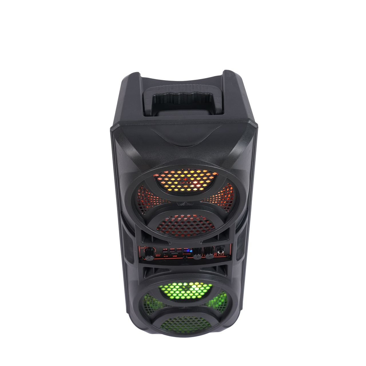 Portable Square Dance Double 65-inch RGB Large Volume High Sound Quality Plug-in Card Bluetooth Speaker