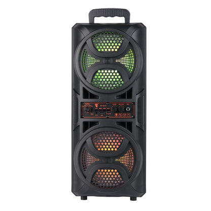 Portable Square Dance Double 65-inch RGB Large Volume High Sound Quality Plug-in Card Bluetooth Speaker