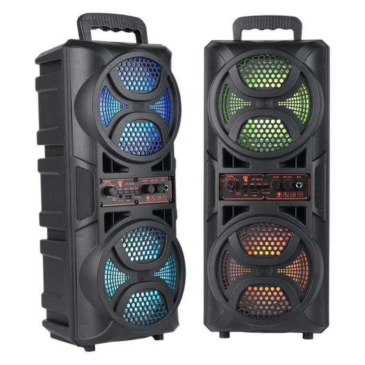 Portable Square Dance Double 65-inch RGB Large Volume High Sound Quality Plug-in Card Bluetooth Speaker