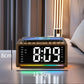 New Hot Selling 10W Wireless Charger LED Desktop Alarm Clock With FM Radio Bt Speaker Wireless